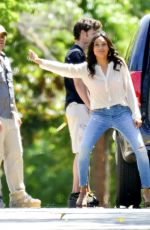 ROSARIO DAWSON on the Set of 