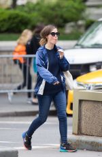 ROSE BYRNE Out and About in New York 05/07/2016