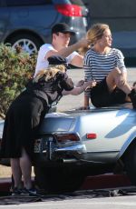 ROSIE HUNTIGNTON-WHITELEY on the Set of a Photoshoot in Los Angeles 05/26/2016