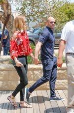 ROSIE HUNTINGTON-WHITELEY and Jason Statham Out in New York 05/29/2016