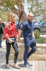 ROSIE HUNTINGTON-WHITELEY and Jason Statham Out in New York 05/29/2016