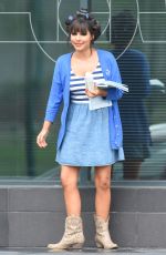 ROXANNE PALLETT on the Set of 