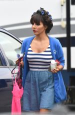 ROXANNE PALLETT on the Set of 