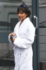 ROXANNE PALLETT on the Set of 