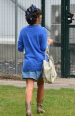 ROXANNE PALLETT on the Set of 
