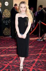 SABRINA CARPENTER at Alice Through the Looking Glass Premiere in Hollywood 05/23/2016