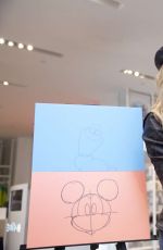 SABRINA CARPENTER at Disney Art Academy Event