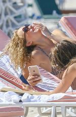 SANDRA KUBICKA and ALLIE SILVA in Bikinis at a Beach in Miami 05/05/2016