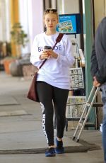 SARAH GADON Out in Los Angeles 05/02/2016