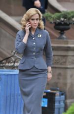 SARAH PAULSON on the Set of 