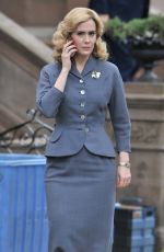 SARAH PAULSON on the Set of 