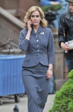 SARAH PAULSON on the Set of 