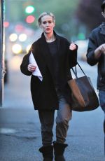 SARAH PAULSON on the Set of 