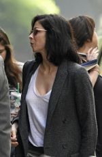 SARAH SILVERMAN Arrives at ABC Studios in New York 05/26/2016