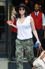 SARAH SILVERMAN Leaves Her Hotel in New York 05/26/2016