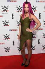 SASHA BANKS at WWE Auperstars VIP Pre-show Party in London 04/18/2016
