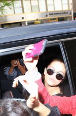 SELENA GOMEZ Leaves Gagosian Gallery in New York 05/02/2016