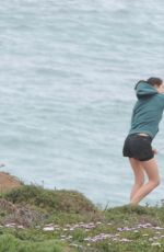 SHAILENE WOODLEY on the Set for 
