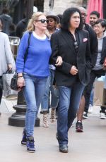 SHANNON TWEED Oat at The Grove in Los Angeles 05/08/2016