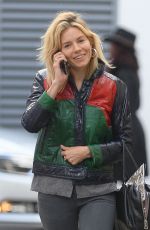 SIENNA MILLER Out in London 04/29/2016