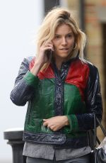 SIENNA MILLER Out in London 04/29/2016