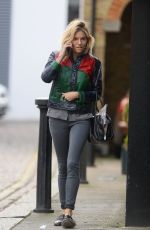 SIENNA MILLER Out in London 04/29/2016
