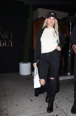 SOFIA RICHIE at Nice Guy in West Hollywood 05/09/2016