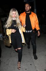 SOFIA RICHIE at Nice Guy in West Hollywood 05/19/2016