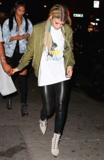 SOFIA RICHIE Night Out in New York 04/30/2016