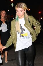 SOFIA RICHIE Night Out in New York 04/30/2016