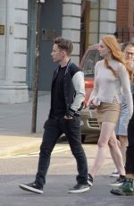 SOPHIE TURNER and ALEXANDRA SHIPP Leaves Claridge