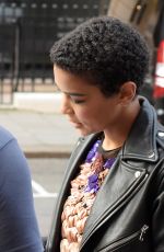 SOPHIE TURNER and ALEXANDRA SHIPP Leaves Claridge