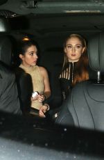 SOPHIE TURNER Leaves Sake No Hana in London 05/09/2016