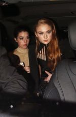 SOPHIE TURNER Leaves Sake No Hana in London 05/09/2016