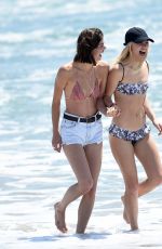 SUKI WATERHOUSE at a Beach in Santa Monica 05/01/2016