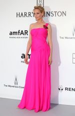 UMA THURMAN at Amfar’s 23rd Cinema Against Aids Gala in Antibes 05/19/2016