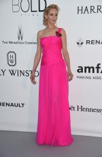 UMA THURMAN at Amfar’s 23rd Cinema Against Aids Gala in Antibes 05/19/2016
