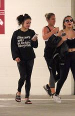 VANESSA and STELLA HUDGENS at a Gym in Studio City 05/14/2016