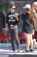 VANESSA and STELLA HUDGENS Out in Los Angeles 05/12/2016