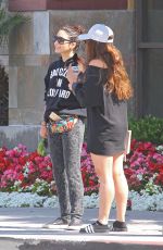 VANESSA and STELLA HUDGENS Out in Los Angeles 05/12/2016