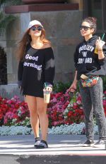 VANESSA and STELLA HUDGENS Out in Los Angeles 05/12/2016