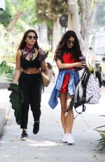 VANESSA and STELLA HUDGENS Out in West Hollywood 005/13/2016