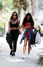 VANESSA and STELLA HUDGENS Out in West Hollywood 005/13/2016
