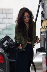 VANESSA HUDGENS at a Gas Station in Studio City 05/23/2016