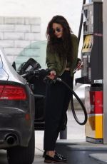 VANESSA HUDGENS at a Gas Station in Studio City 05/23/2016