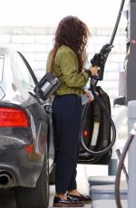 VANESSA HUDGENS at a Gas Station in Studio City 05/23/2016