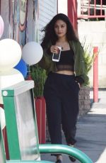 VANESSA HUDGENS at a Gas Station in Studio City 05/23/2016