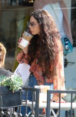 VANESSA HUDGENS out for Coffee at Alfred Coffee in West Hollywood 05/20/2016