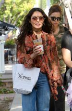 VANESSA HUDGENS out for Coffee at Alfred Coffee in West Hollywood 05/20/2016