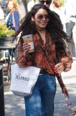 VANESSA HUDGENS out for Coffee at Alfred Coffee in West Hollywood 05/20/2016